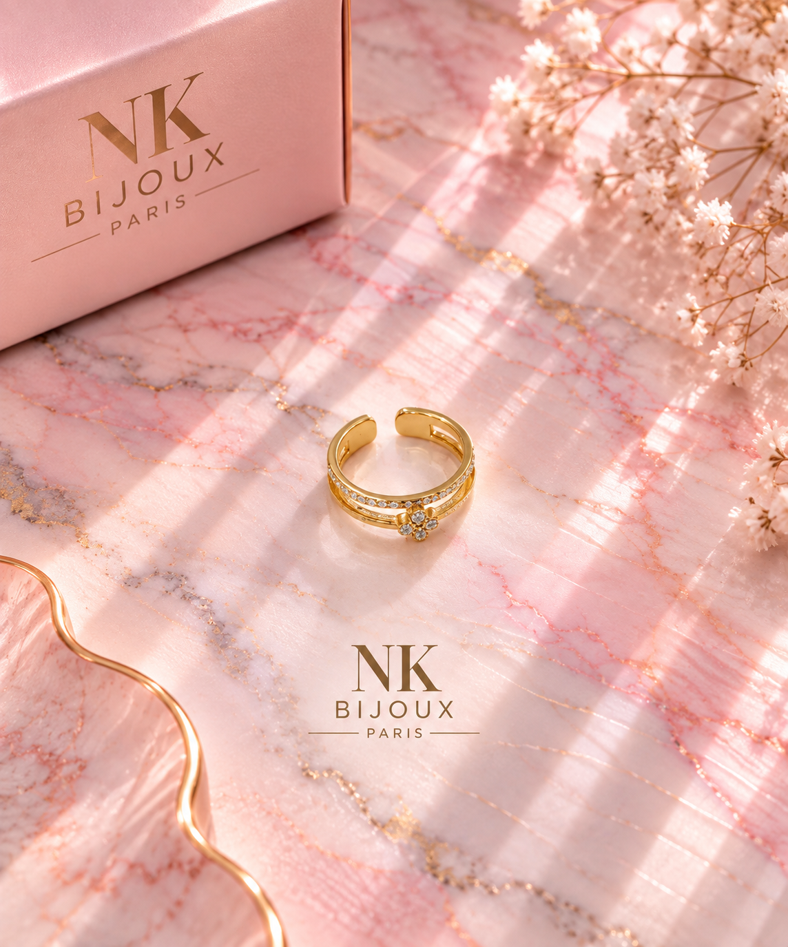 Bague ajustable Stella
