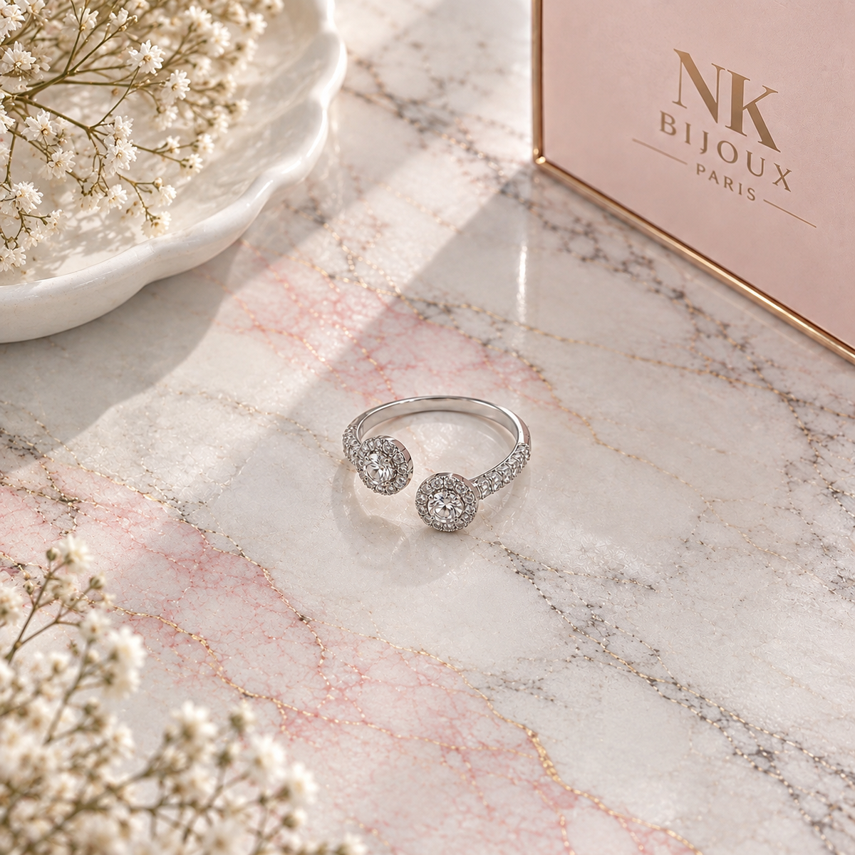 Bague ajustable Reine