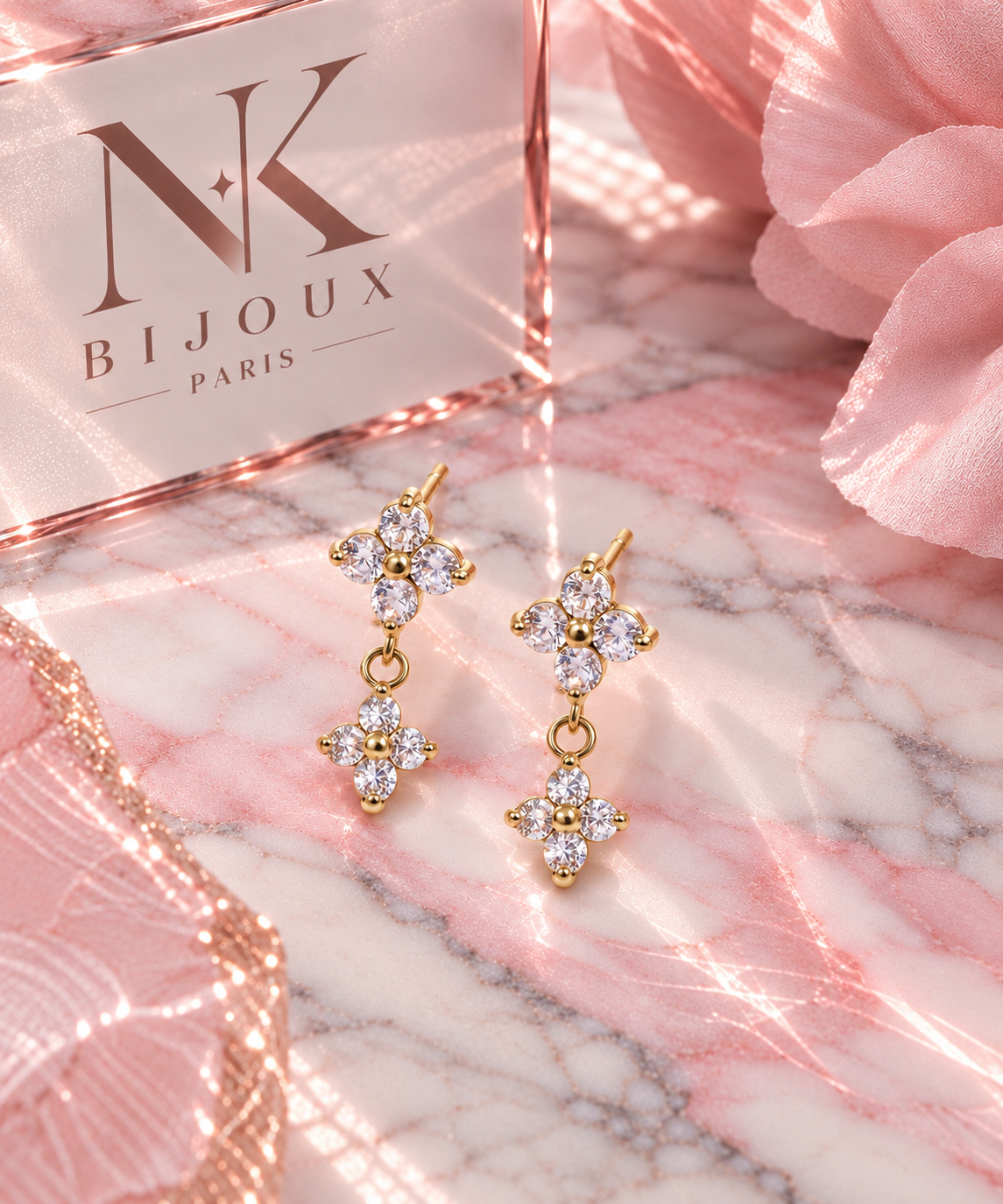 Boucles d’oreilles pendantes