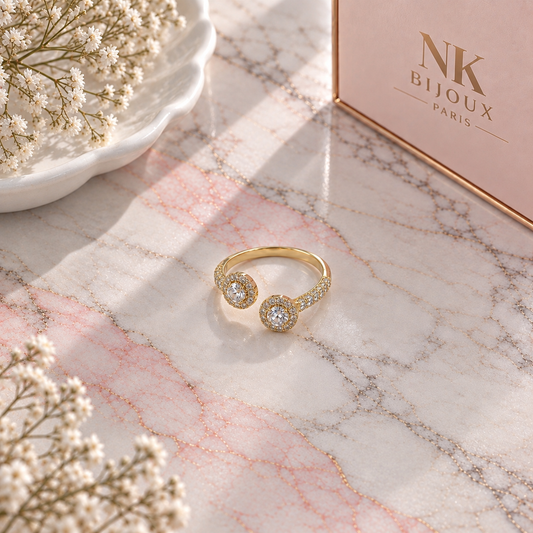Bague ajustable Reine