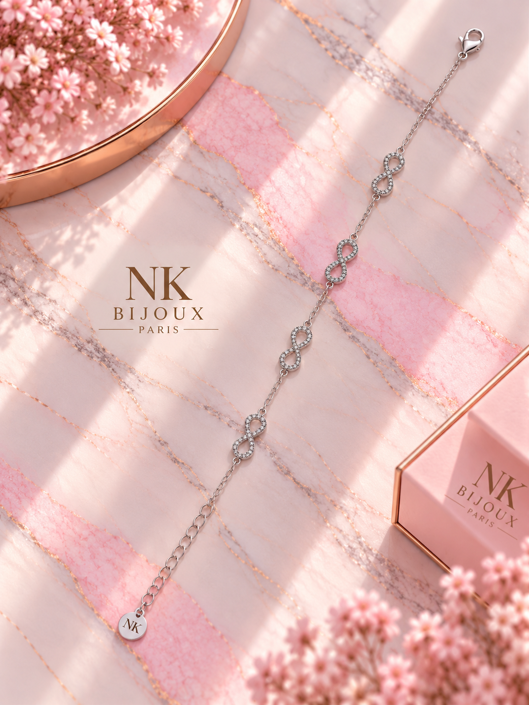 Bracelet multiple Infini￼